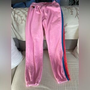 Aviator Nation Pink Sweatpants- XS